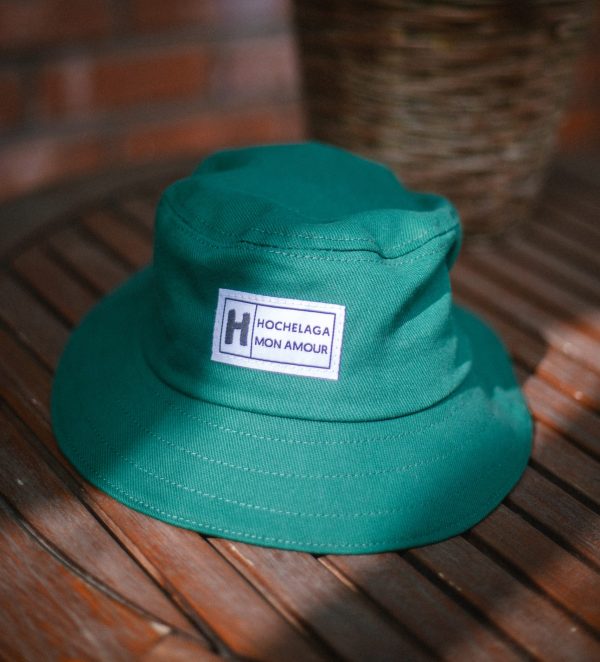 « Bucket hat » vert - Pour enfants